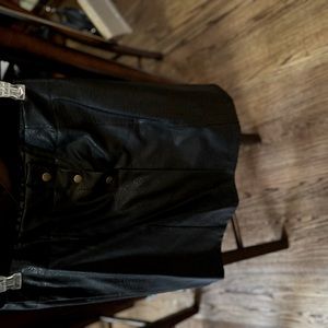 Vegan Leather Mini Skirt
